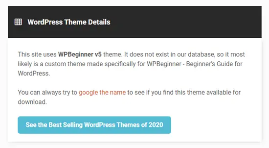 isitwp no theme details detected1