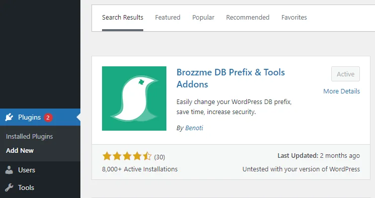 Brozzme DB Prefix & Tools Addons